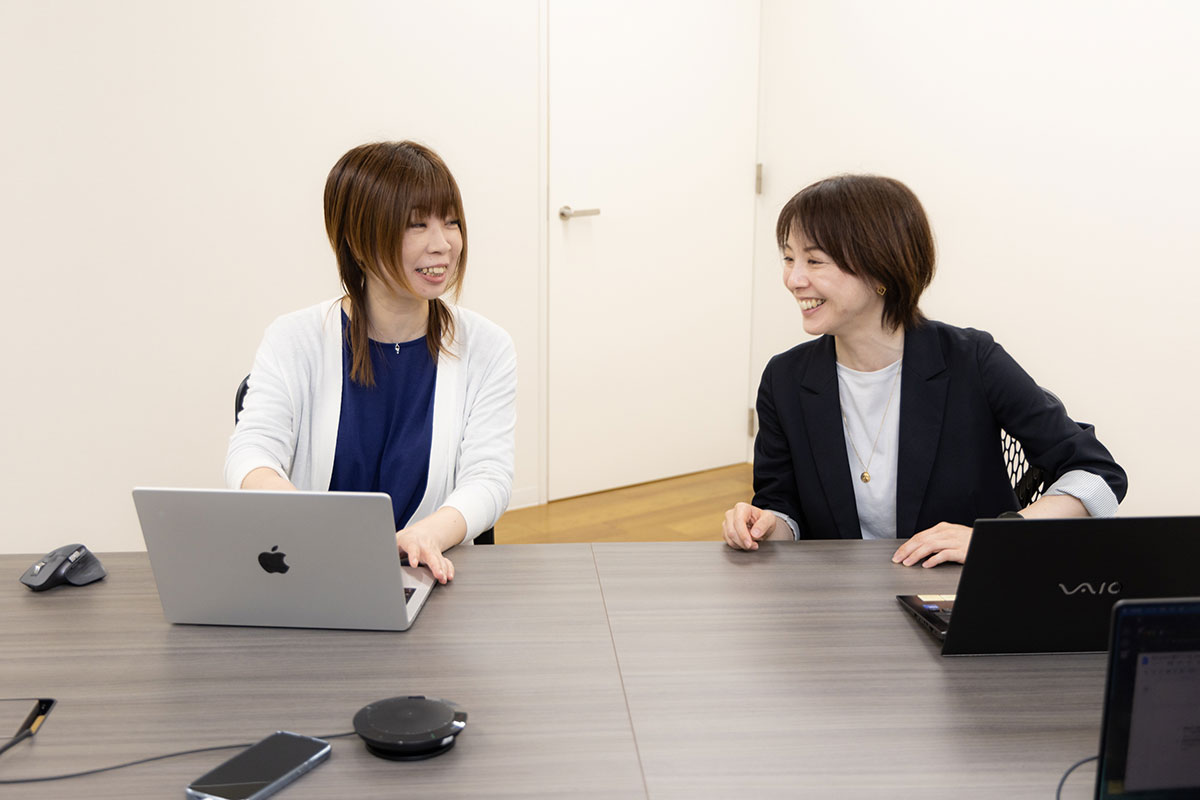 株式会社介護サプリの内海氏と藤稿氏