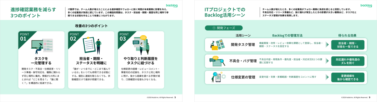【IT業界向け】開発リソースを圧迫する進捗確認業務を減らすBacklog活用ガイド