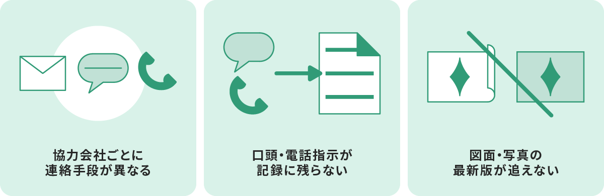 建設現場で「データの迷子」が頻発する理由