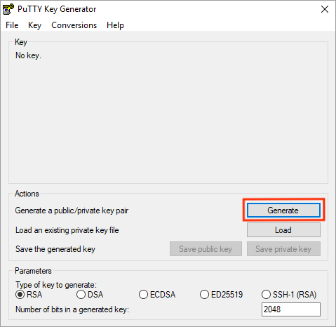 putty key generator