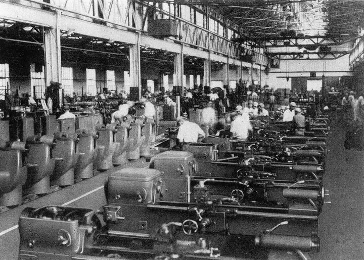 Toyota Motor Co. Koromo Plant in the 1940s