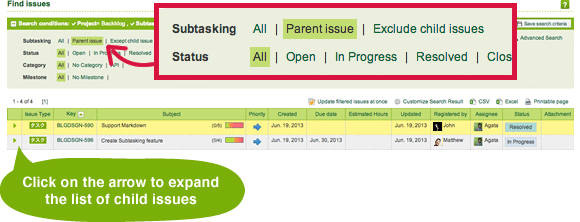 Subtasking Feature