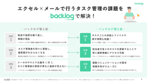 エクセルとメールで行うタスク管理について説明している