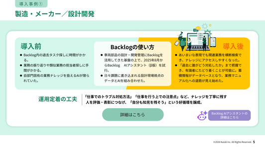 【製造業向け】属人化した知見を組織知に変えた実践事例集