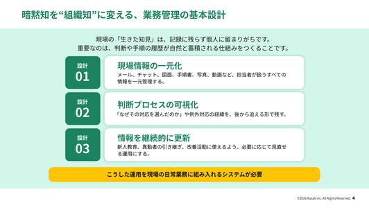 【製造業向け】「ベテラン技術者依存」を解消する管理術