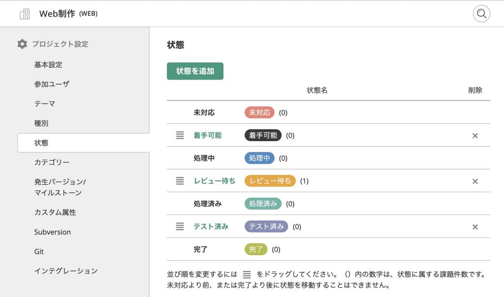 待望のbacklogリリース 課題の状態が自由に追加できるようになりました Backlogブログ