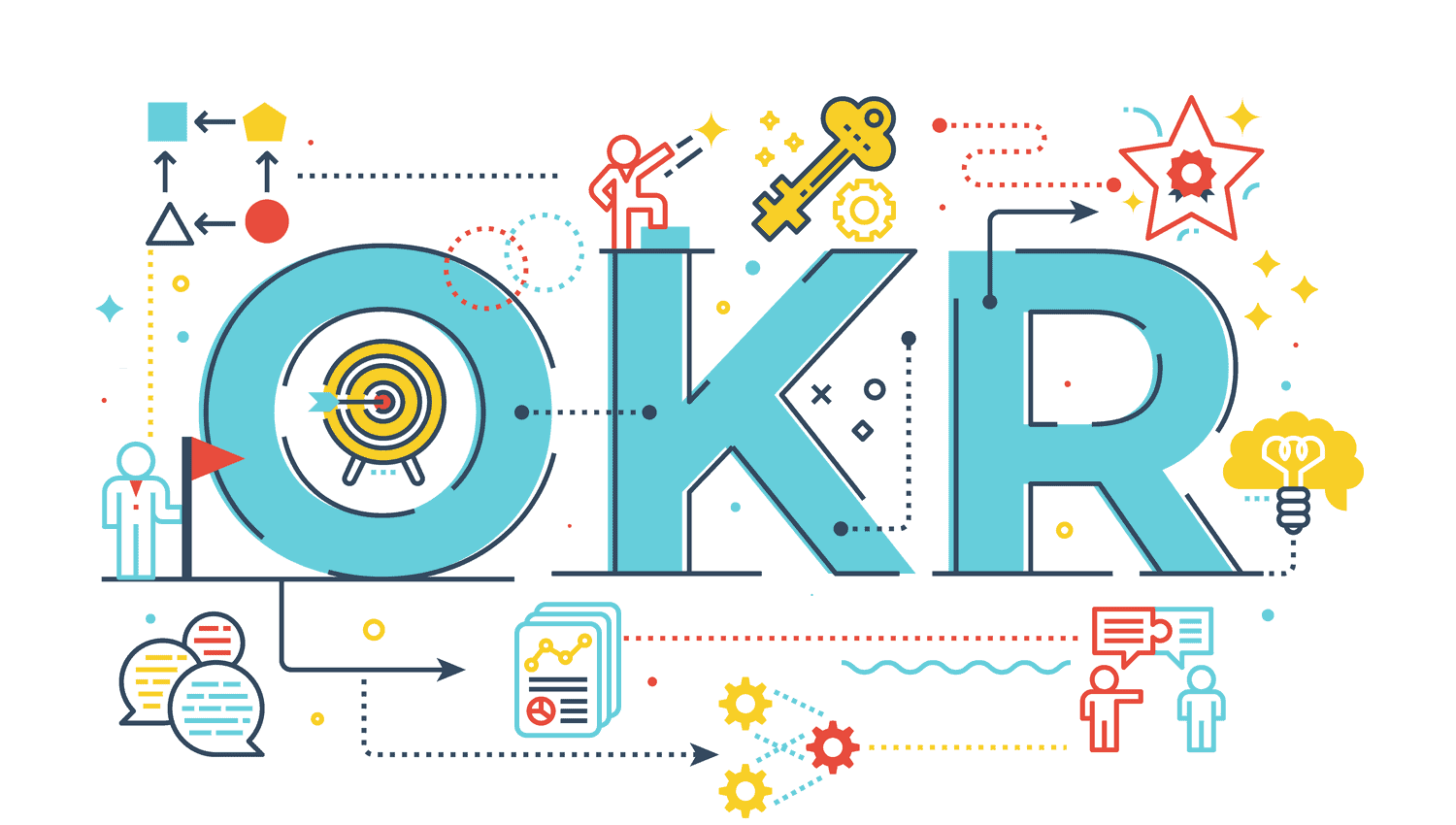 OKRの仕組と使うメリットとは？導入方法やMBO・KPIとの違いも解説