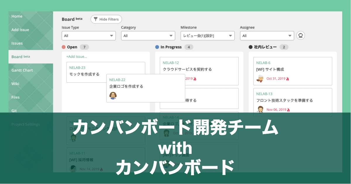 Backlogカンバンボードを開発してプロジェクトで使ってみたら すごく良かった 話 Backlogブログ