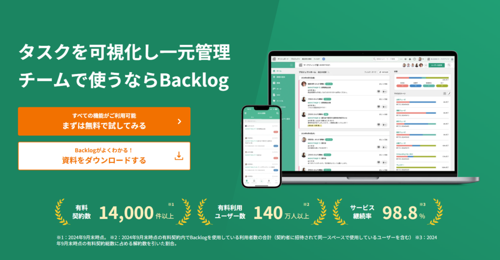 プロジェクト管理に効果的な「Backlog」の魅力