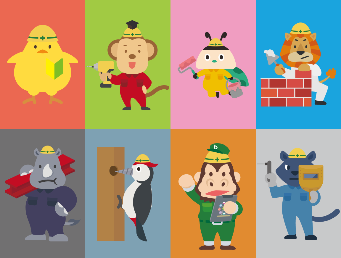 チームワークマネジメント診断 キャラクター