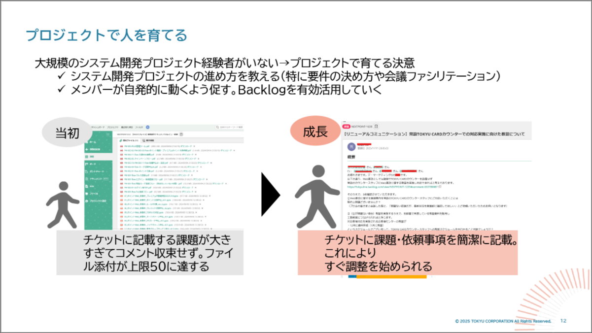 プロジェクトで人を育てる